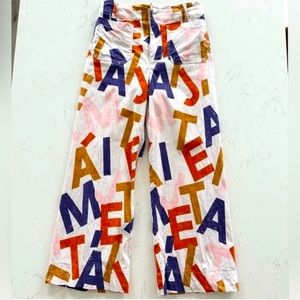 Anthropologie Maeve Colette Crop Pants - Pattern